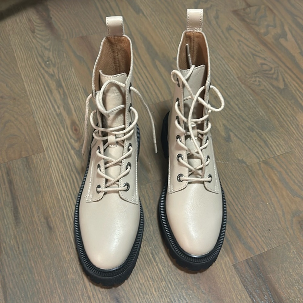 Madewell cream boots